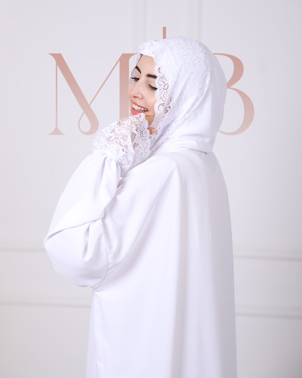 Abaya de prière DENTELLA À CAPUCHE