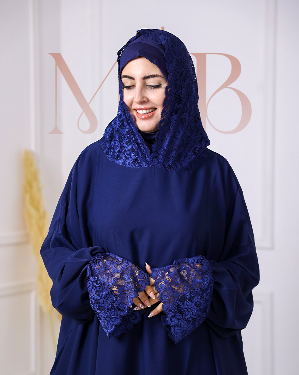 Abaya de prière DENTELLA À CAPUCHE
