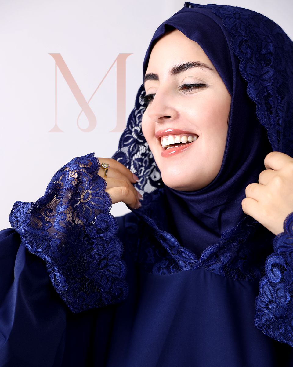 Abaya de prière DENTELLA À CAPUCHE