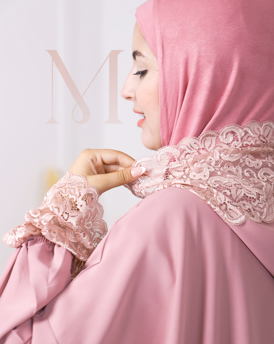 Abaya de prière DENTELLA À CAPUCHE