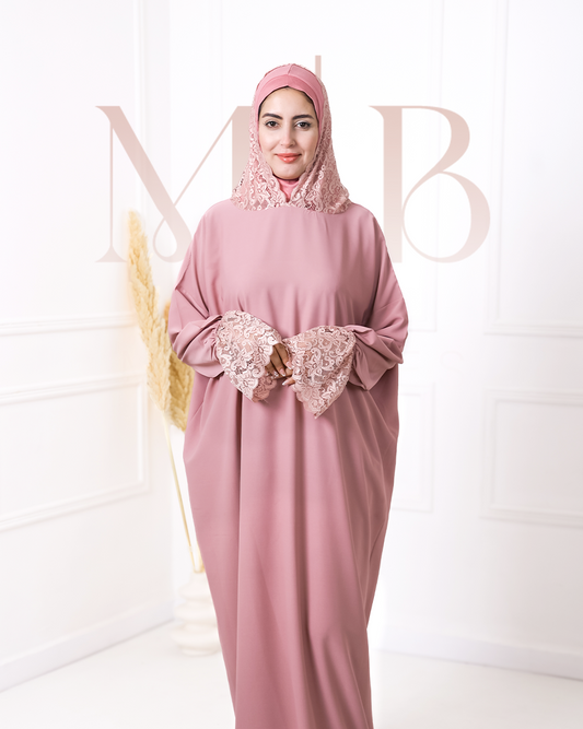 Abaya de prière DENTELLA À CAPUCHE