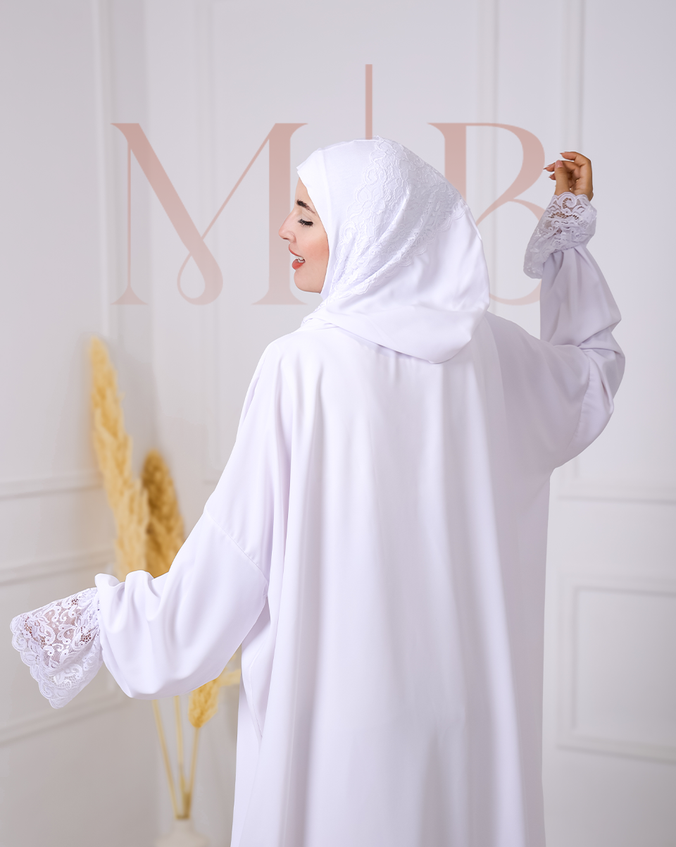Abaya de prière DENTELLA À CAPUCHE